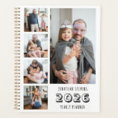 Trendy fotostrip jaarlijks planner (Voorkant)