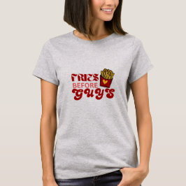 Trendy Fries Voor Jongens T-shirt voor Vrouwen - S