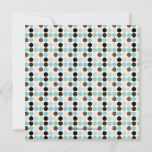 Trendy Fun STIPPEN Baby Boy Baptisme Inname Kaart (Achterkant)