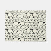 Trendy Funky Nerd Nerdy Geek Retro Glasses Deurmat (Voorkant)