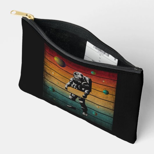 Trendy Funny Astronaut  Space Planet Etui (Open)