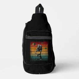 Trendy Funny Astronaut  Space Planet Sling Bag