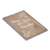 Trendy Funny Diary of a Mad Personalize Journal Notitieboek (Rechterzijde)