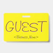 Trendy "GAST" Badge (Achterkant)