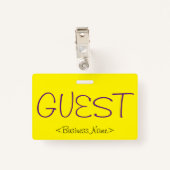 Trendy "GAST" Badge (Achterkant met clip)