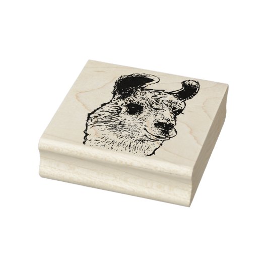 Trendy gedetailleerde Llama Rubberstempel (Stempel)