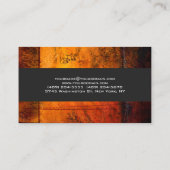 Trendy Geel Abstract Grijs Plain Clean Visitekaartje (Achterkant)