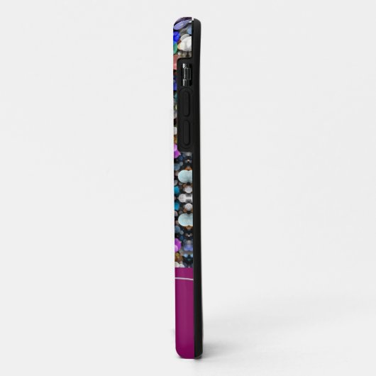 Trendy gekleurde bokeh iPhone Case (Achterkant/links)