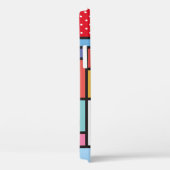 Trendy geometric elements memphis design. Retro Case-Mate iPhone Case (Achterkant / Rechts)