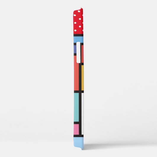 Trendy geometric elements memphis design. Retro Case-Mate iPhone Case (Achterkant / Rechts)