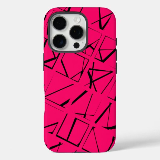 Trendy Geometric Pattern Case-Mate iPhone Case (Achterkant)