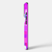 Trendy Geometric Square Pattern Case-Mate iPhone Case (Achterkant / Links)