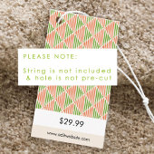 Trendy geometrisch prijs Label Informatiekaartje