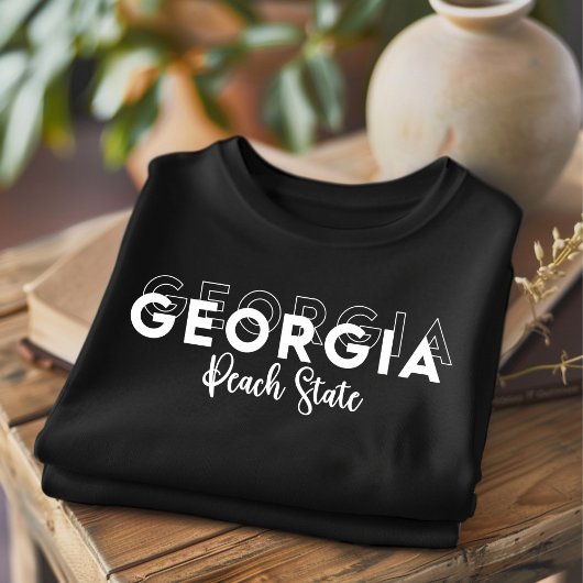 Trendy Georgia Peach State T-shirt
