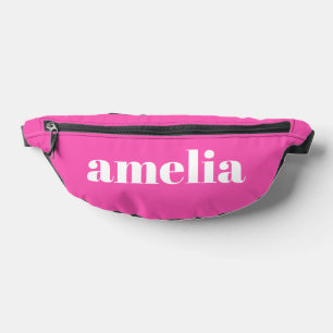 Trendy gepersonaliseerd Hot Pink Heuptasje