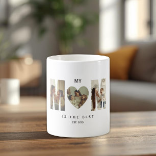 Trendy Gepersonaliseerde Foto MOM Hart Mok