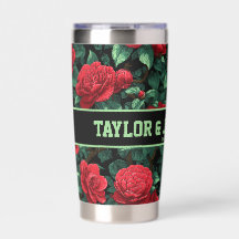 Trendy gepersonaliseerde Gardenias Travel Mug voor