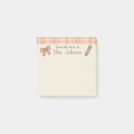 Trendy Gepersonaliseerde Leraar Post-It Notities m Post-it® Notes