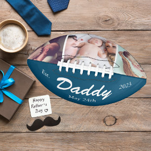 Trendy gepersonaliseerde nieuwe papa vader american football
