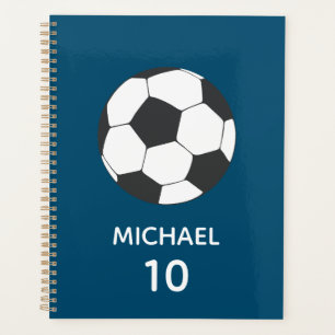 Trendy Gepersonaliseerde Voetbal Football Naam & N Planner