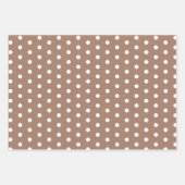 Trendy gevlekte Mocha Mousse #A47B67 Inpakpapier Vel (Voorkant 3)