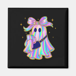 Trendy Ghost Shirt Koffie Tumbler Pastel Halloween Magneet