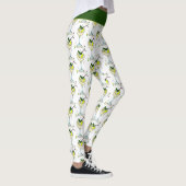 Trendy Gin Lover Cocktailglas Stijlvol Wit Leggings (Rechts)