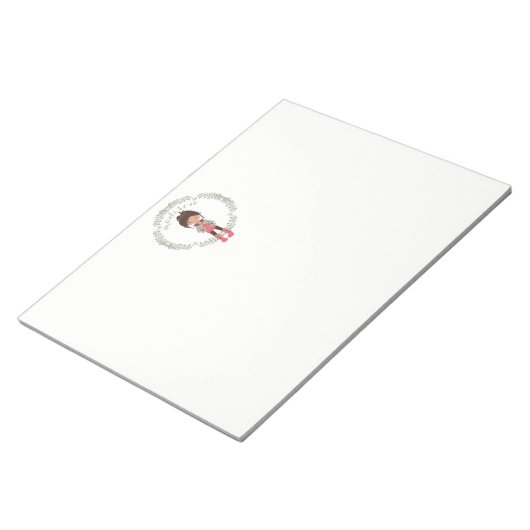 Trendy Girly Avatar Notitieblok (Schuin)