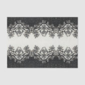 trendy girly chic mode  zwart-wit tissuepapier (Voorkant)