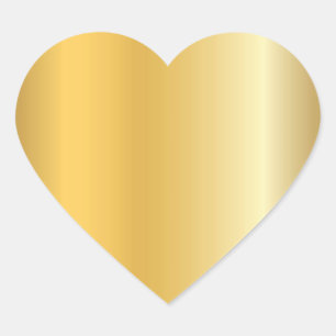 Trendy Glamour Gouden Uitzicht Lege Moderne Sjablo Hart Sticker