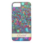 Trendy Glitter Bokeh Gold Confetti - Gepersonalise Case-Mate iPhone Case (Achterkant)