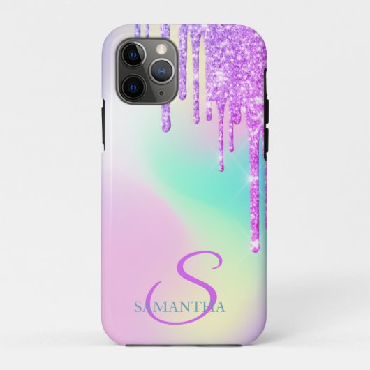 Trendy Glitter Drift Holographic Case-Mate iPhone Case (Achterkant)