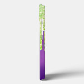 Trendy Glitter Drips Ombre Holographic Case-Mate iPhone Case (Achterkant / Links)