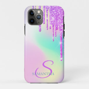 Trendy Glitter Druppels Holografisch iPhone 11 Pro Hoesje