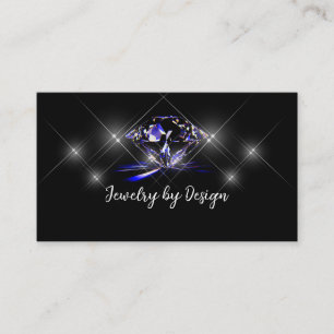 Trendy Glitzy Bling Sieraden Zakelijke Kaarten Visitekaartje