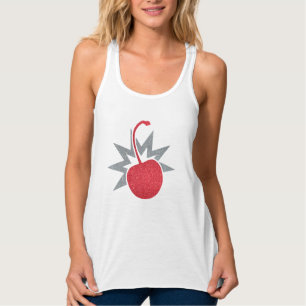 Trendy Glitzy Cherry Bomb Tanktop