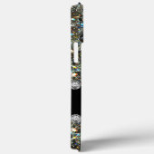 Trendy Glitzy Faux Bling Jewels Monogram Case-Mate iPhone Case (Achterkant / Rechts)