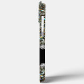 Trendy Glitzy Nep Nepsletters Monogram  Case-Mate iPhone Case (Achterkant / Links)