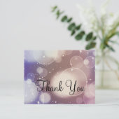Trendy goedkope Glitter Glitter Sparkle Bedankt Briefkaart (Staand voorkant)