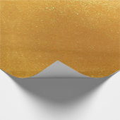 Trendy Gold Glitter Cadeaupapier (Hoek)