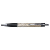 Trendy Gold Glitter en afdrukverloop op luipaard Pen (Achterkant)