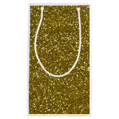 Trendy Gold Glitter Klein Cadeauzakje (Voorkant)