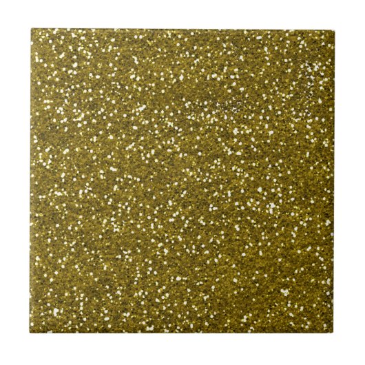 Trendy Gold Glitter Tegeltje (Voorkant)