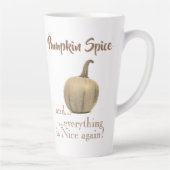 Trendy Golden Pumpkin Spice Latte Mok (Rechts)