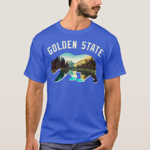 Trendy Golden State Beer Landscape Silhouette Prem T-shirt