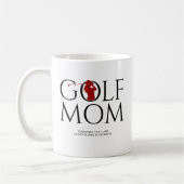 Trendy "GOLF MOM" Rood Koffiemok (Links)