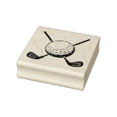 Trendy Golfstok Golfer  Golfen Rubberstempel (Stempel)