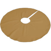 Trendy Gouden Bruin - Geborsteld Polyester Tree Ro Kerstboom Rok (Gekanteld)