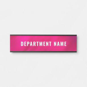Trendy Gradient Eenvoudige Departementnaam Deurtek Deurbordje