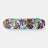 Trendy Graffiti Art Pattern Skateboard (Horizontaal)